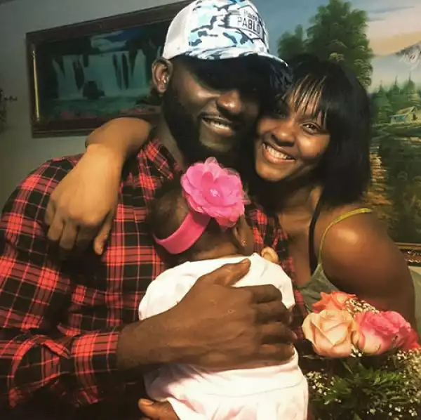Photo: Gbenro and Osas Ajibade celebrate their daughter as she turns 4 months